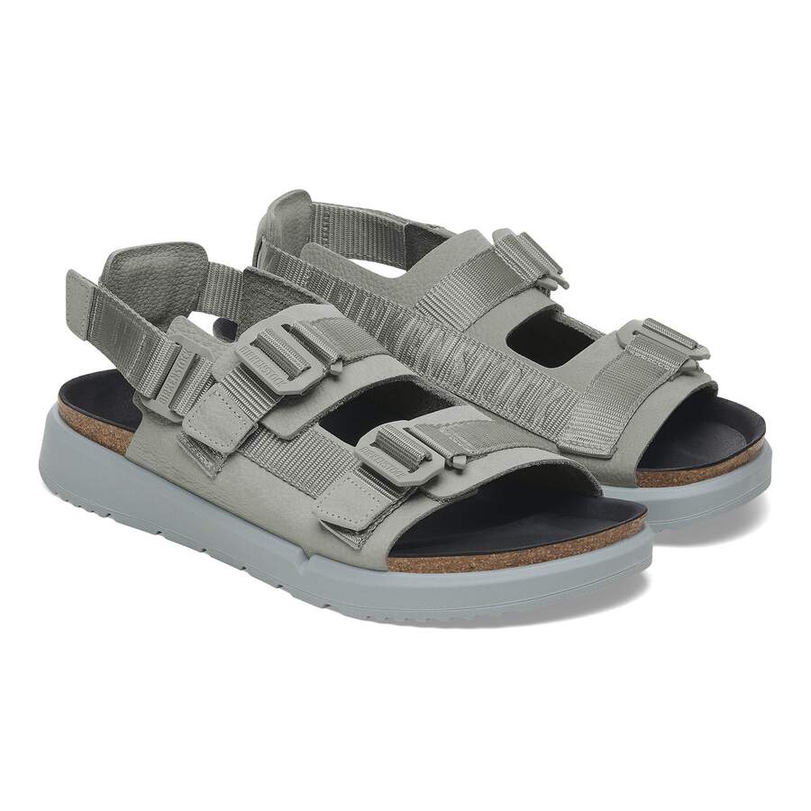 Shinjuku Natural Leather/Textile - Pure Sage