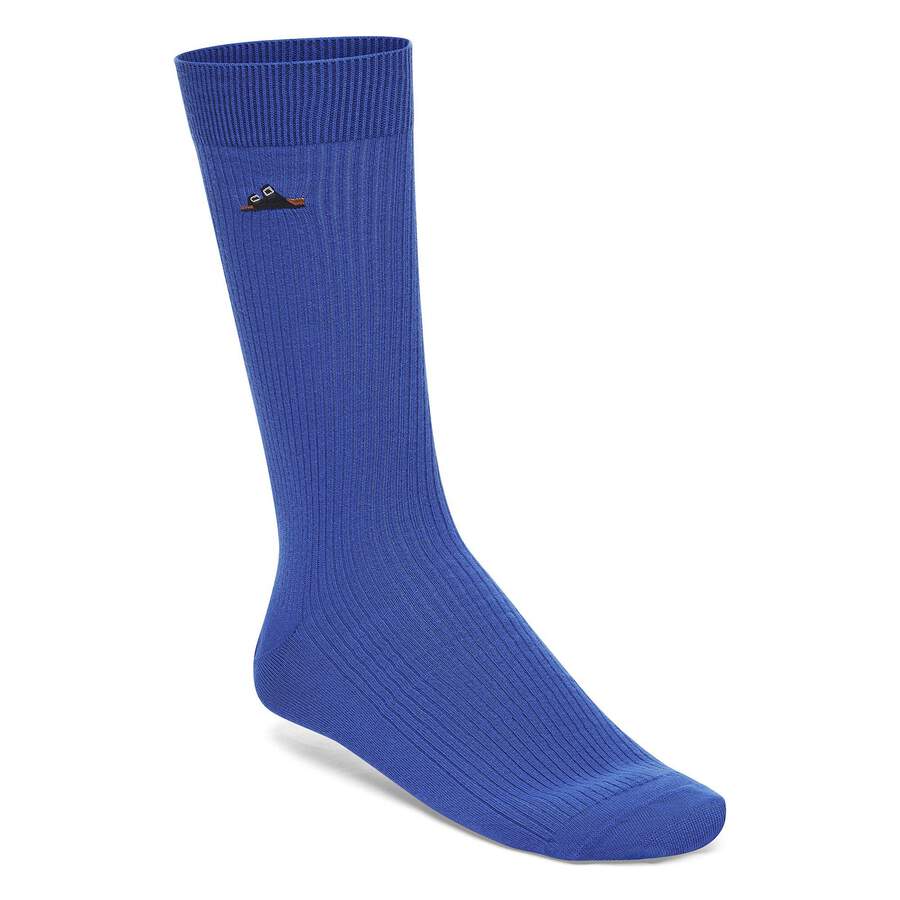 Cotton Ribbed Socks Cotton/Polyamid/Elastane - White