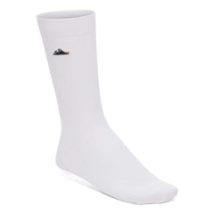 Cotton Ribbed Socks Cotton/Polyamid/Elastane - White