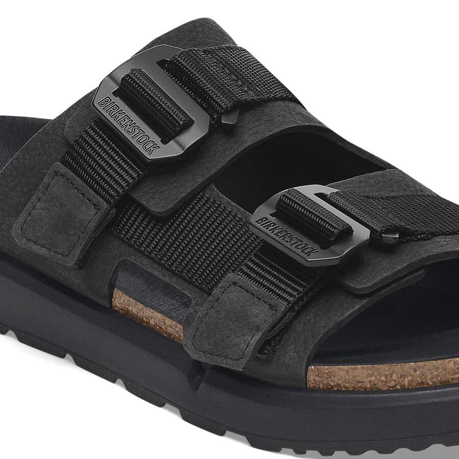 Shinjuku 2 Strap Natural Leather/Textile - Black