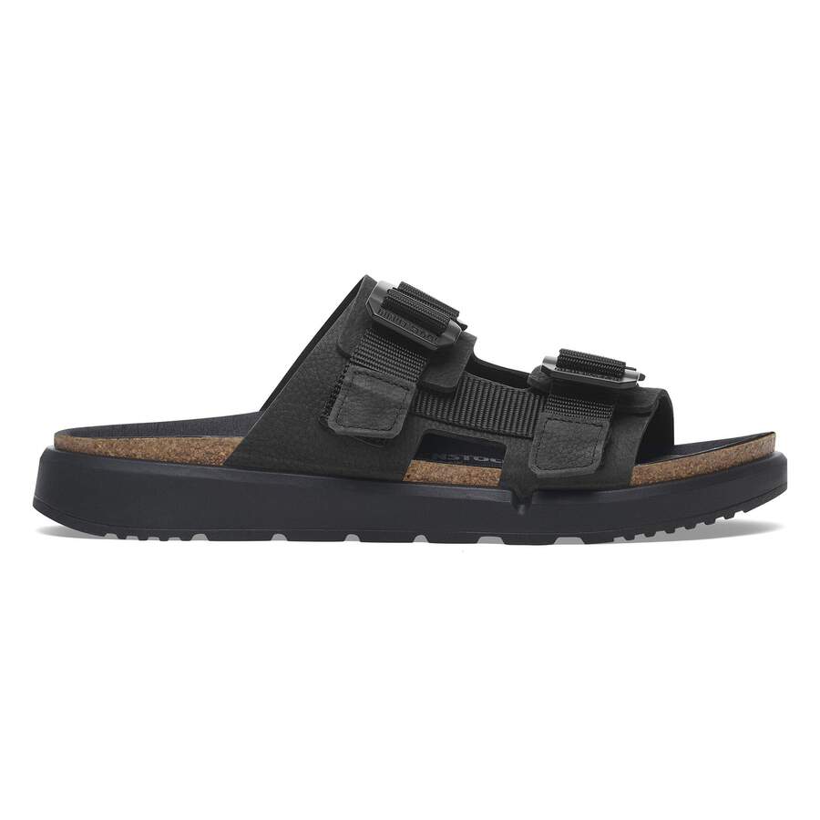 Shinjuku 2 Strap Natural Leather/Textile - Black