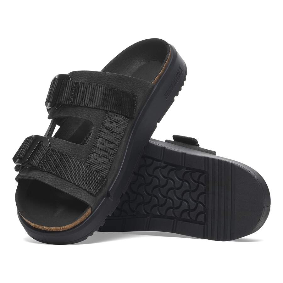 Shinjuku 2 Strap Natural Leather/Textile - Black