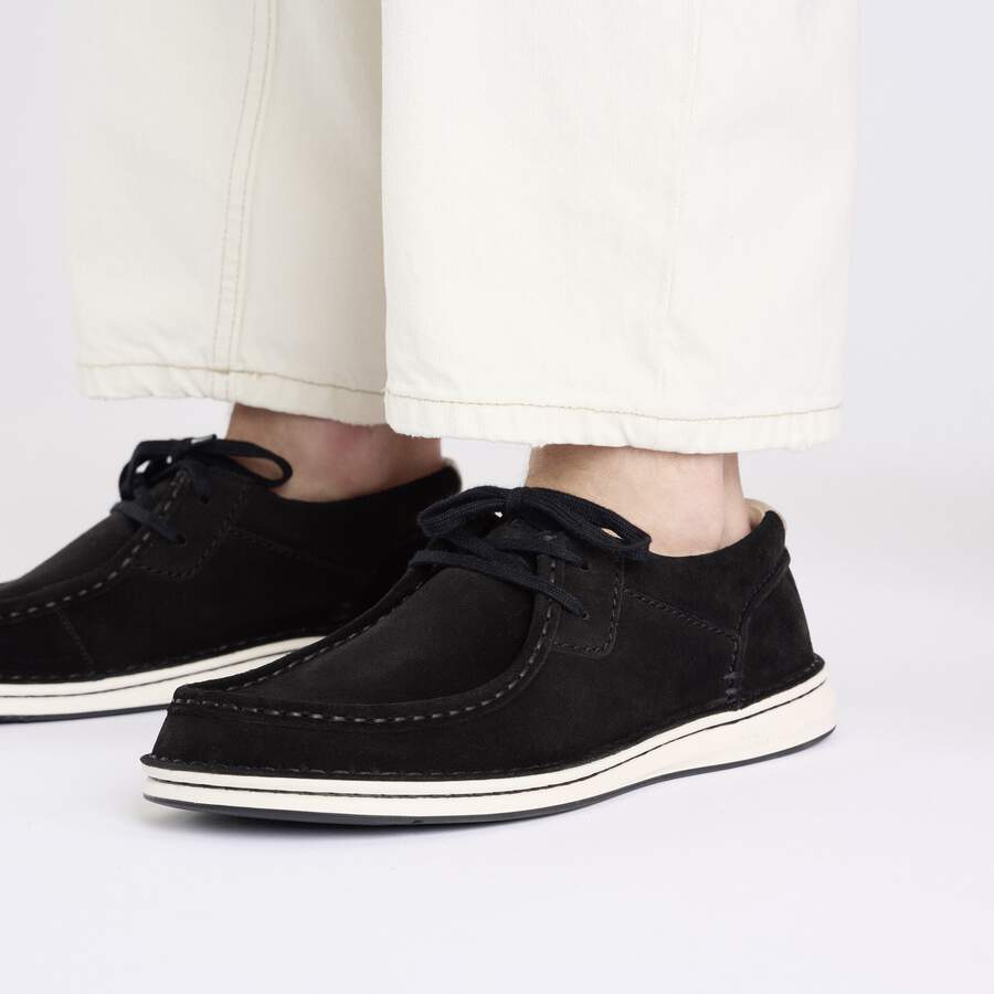 Pasadena Suede Leather - Black