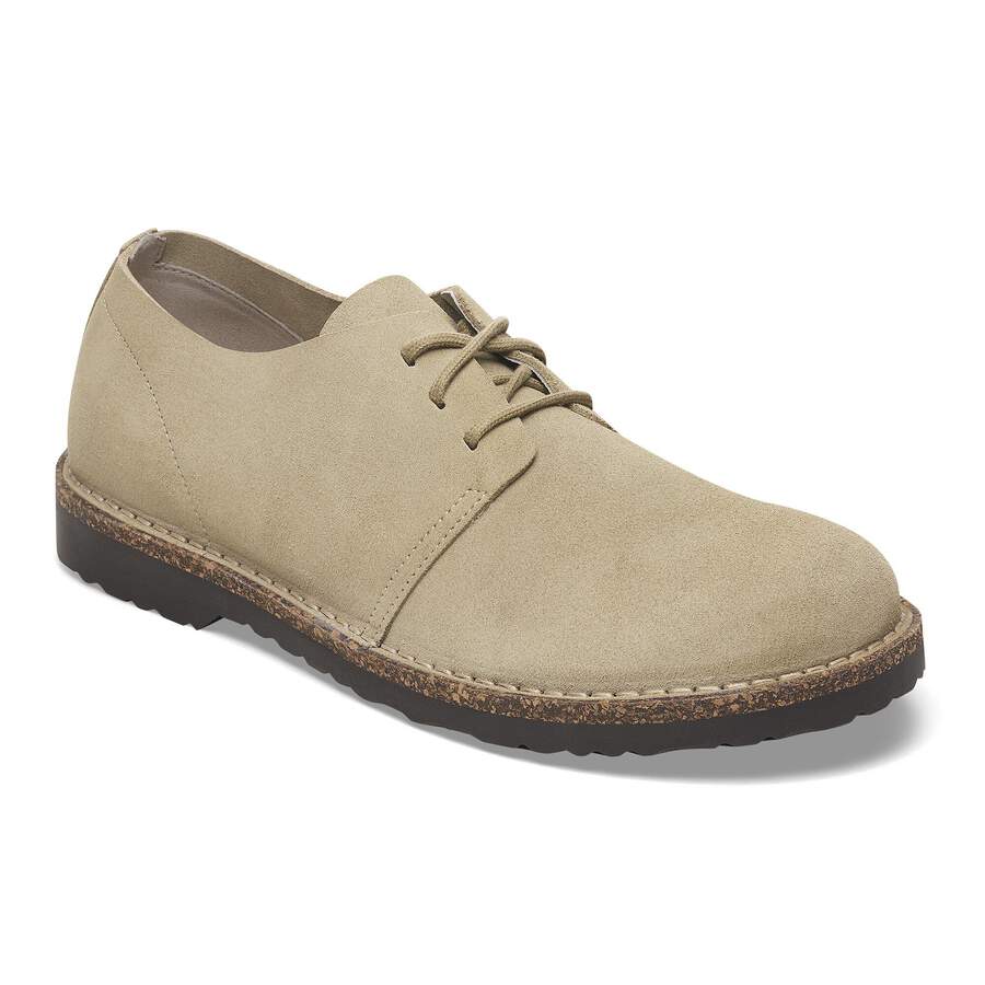Uppsala Low Suede Leather - Faded Khaki