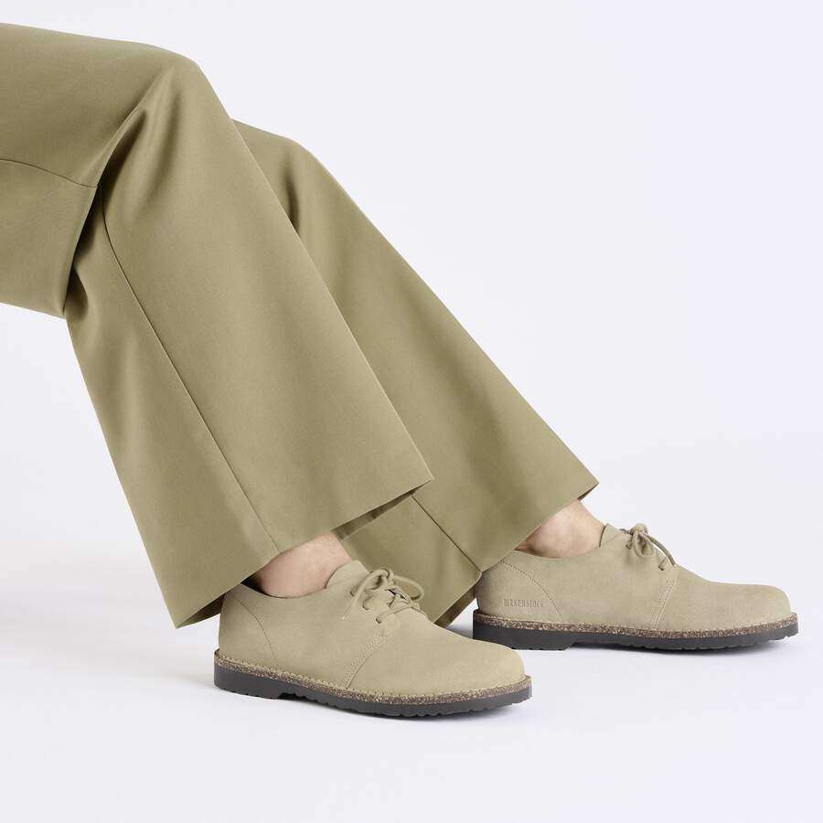 Uppsala Low Suede Leather - Faded Khaki