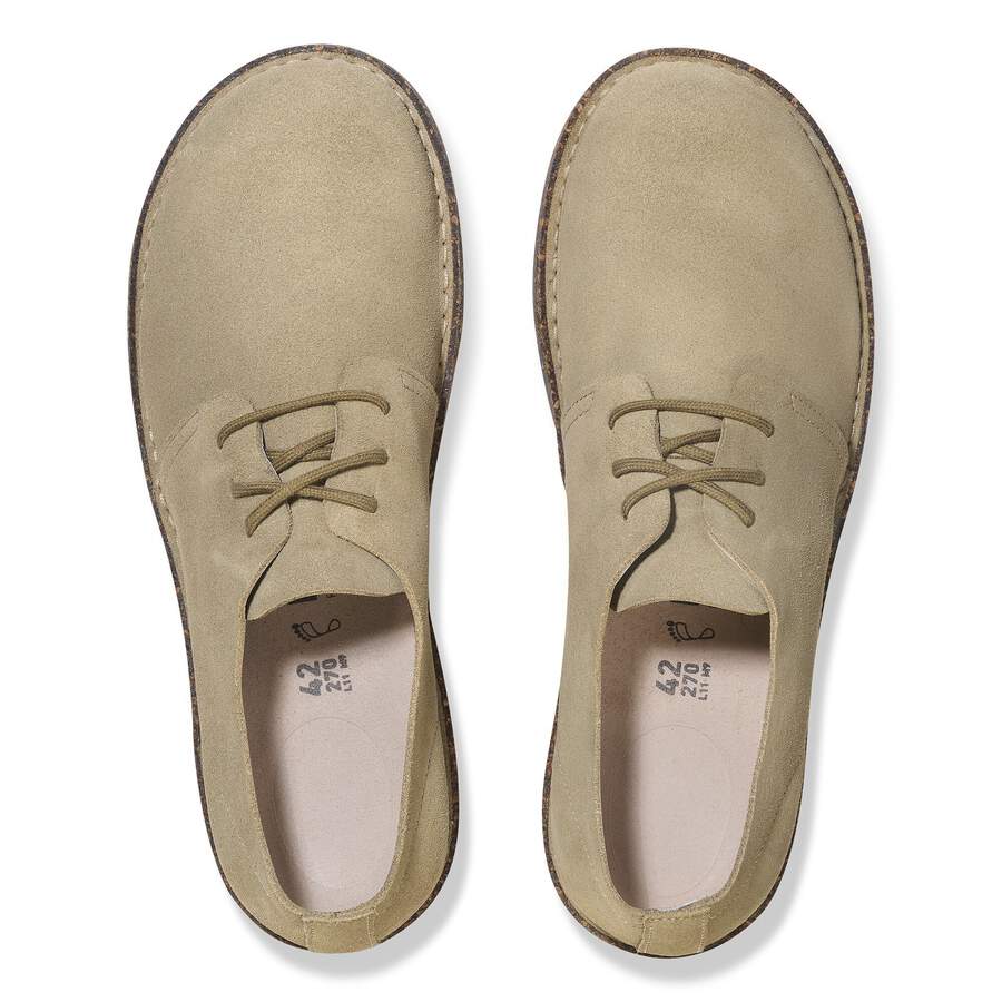 Uppsala Low Suede Leather - Faded Khaki