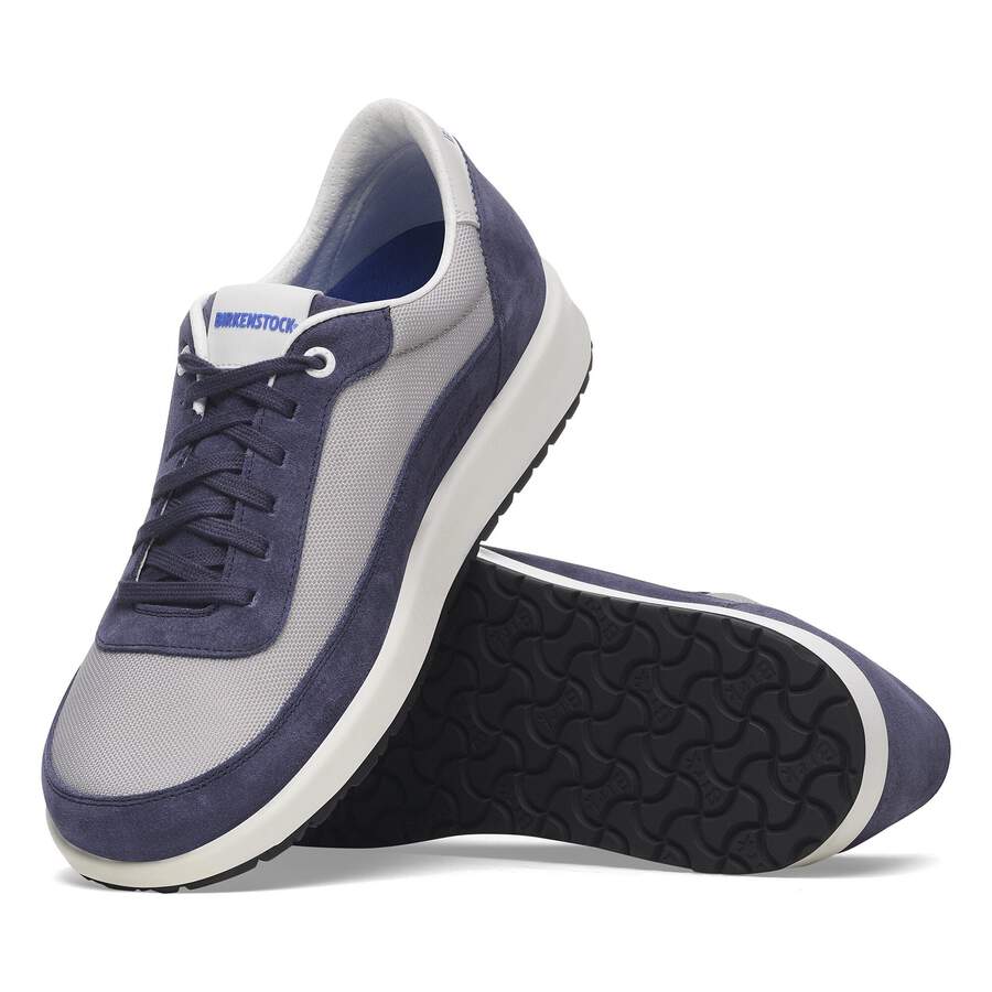 Honnef City Natural Leather/Textile - Indigo Blue