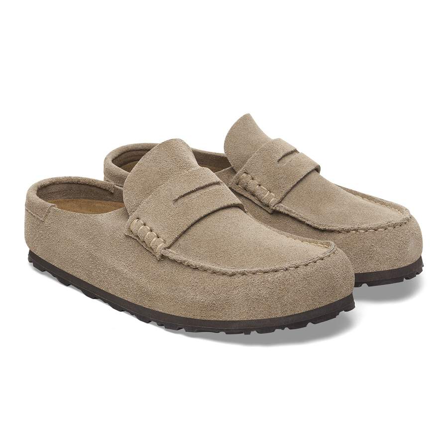 Naples Wrapped Suede Leather - Taupe
