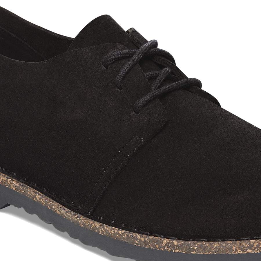 Uppsala Low Suede Leather - Black