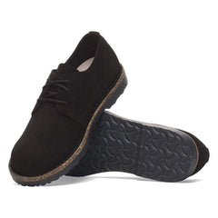 Uppsala Low Suede Leather - Black