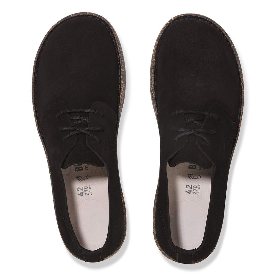 Uppsala Low Suede Leather - Black