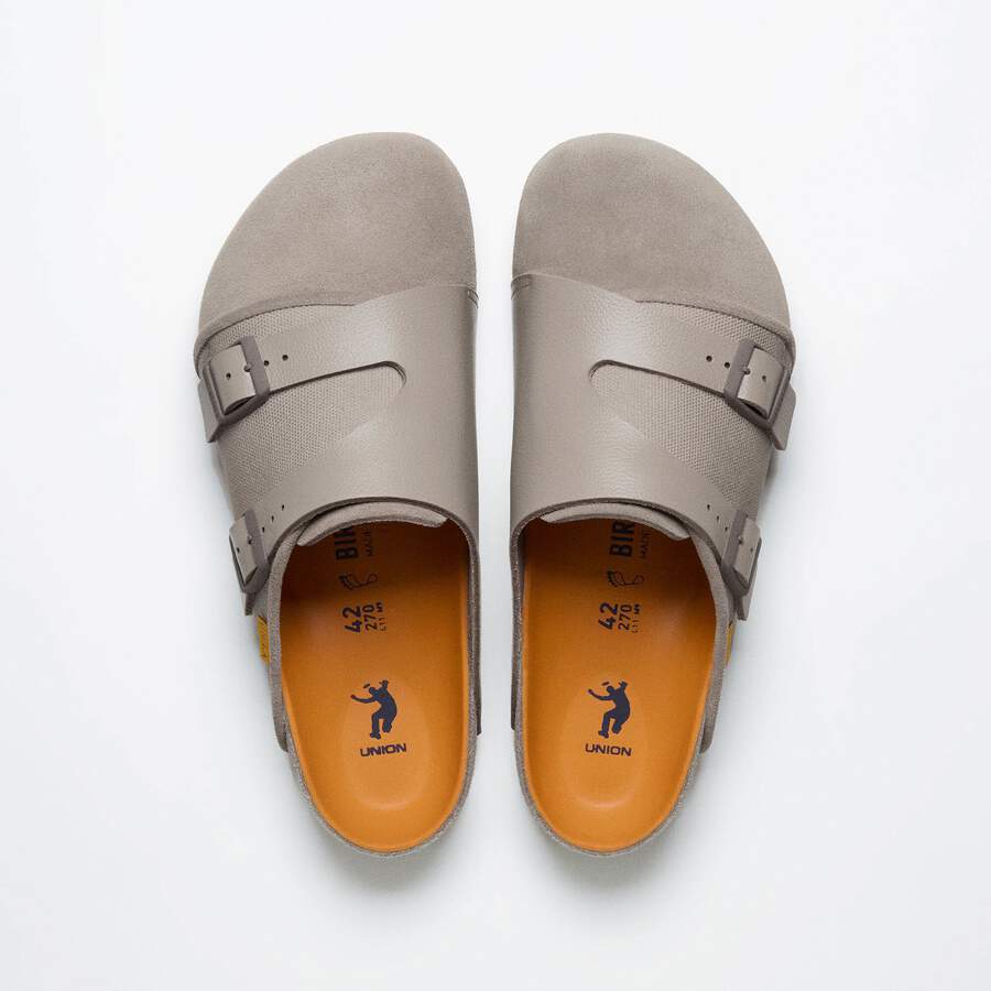 UNION Bimshire Natural Leather/Suede/Textile - Beige Taupe