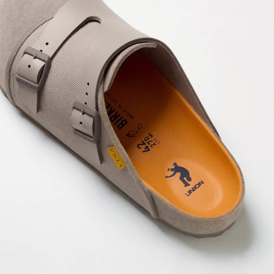 UNION Bimshire Natural Leather/Suede/Textile - Beige Taupe