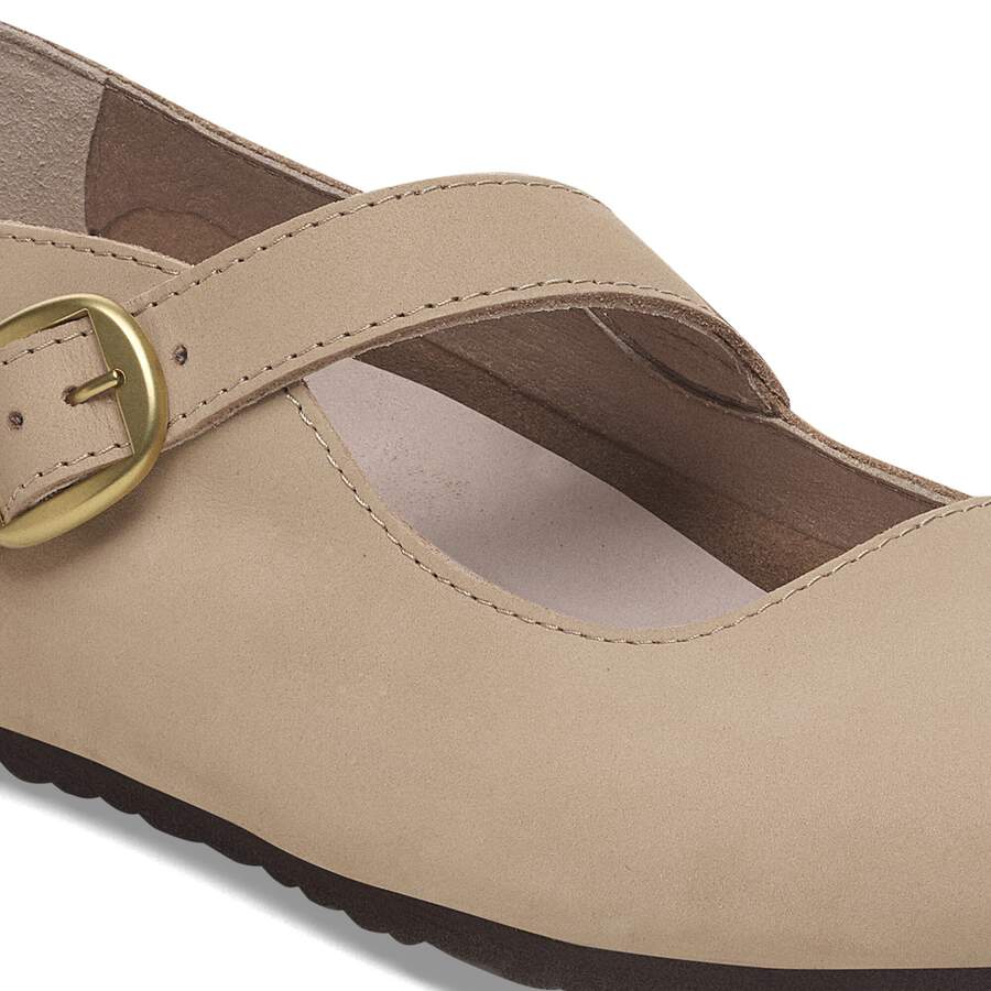 Tracy Nubuck Leather - Sand