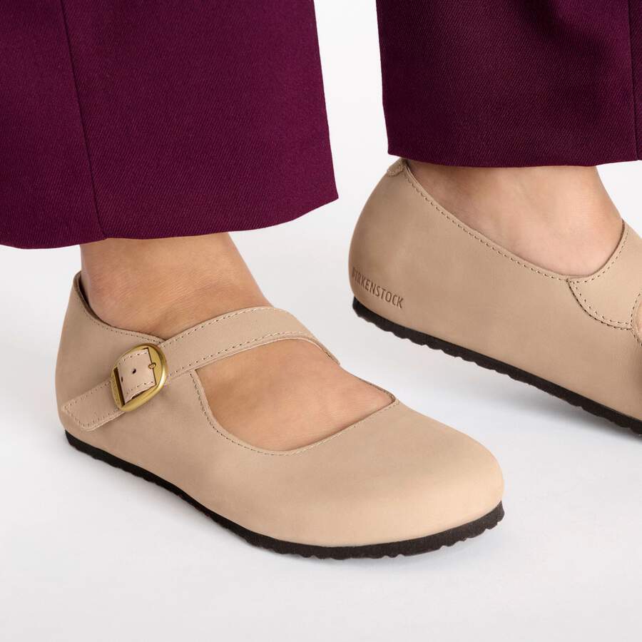 Tracy Nubuck Leather - Sand