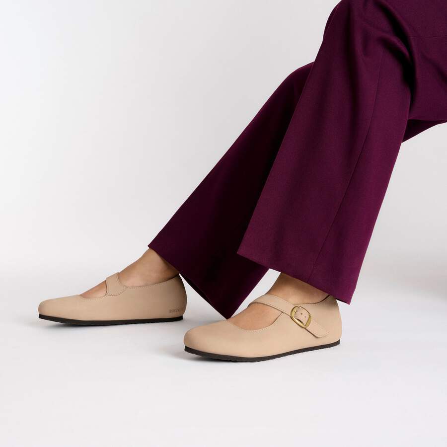 Tracy Nubuck Leather - Sand