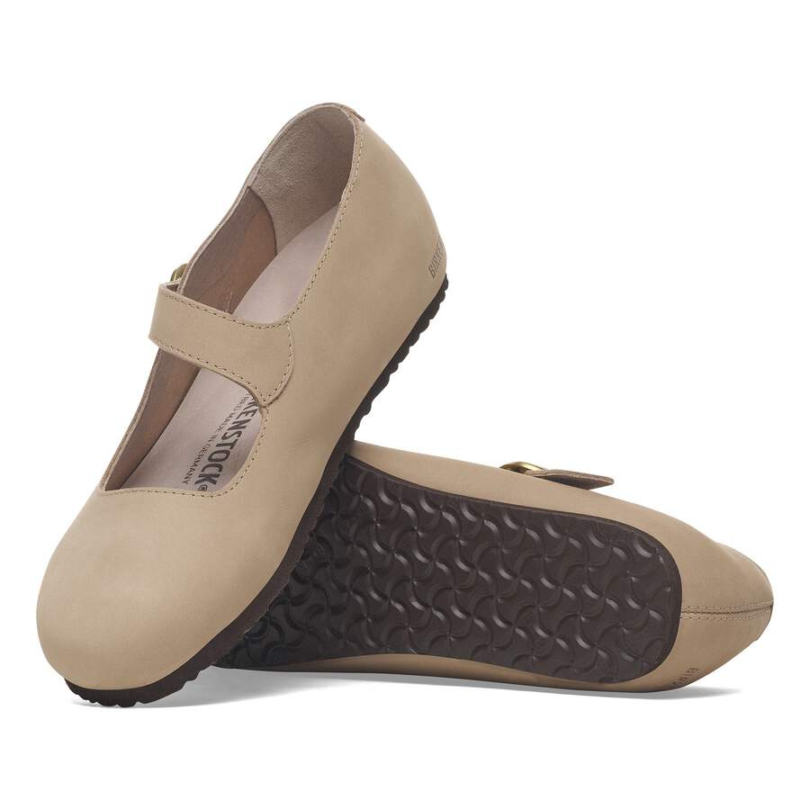 Tracy Nubuck Leather - Sand