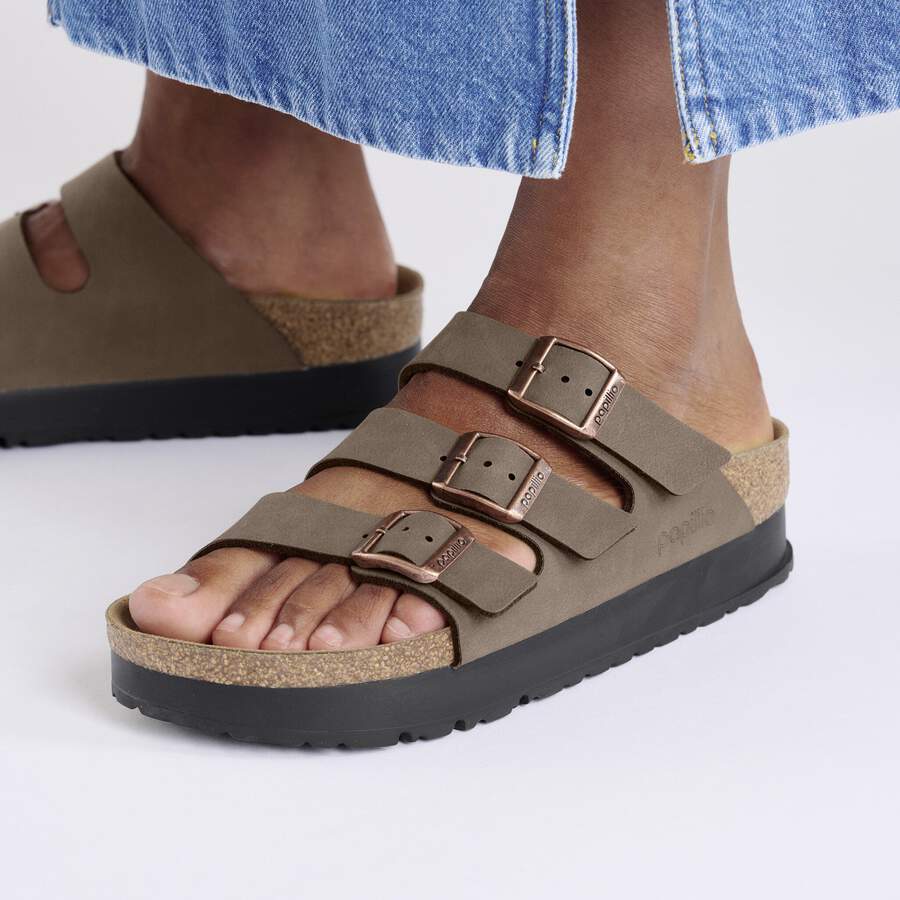 Florida Flex Platform Birko-Flor Nubuck - Mocha