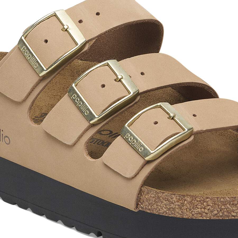 Florida Flex Platform Nubuck Leather - Sandcastle