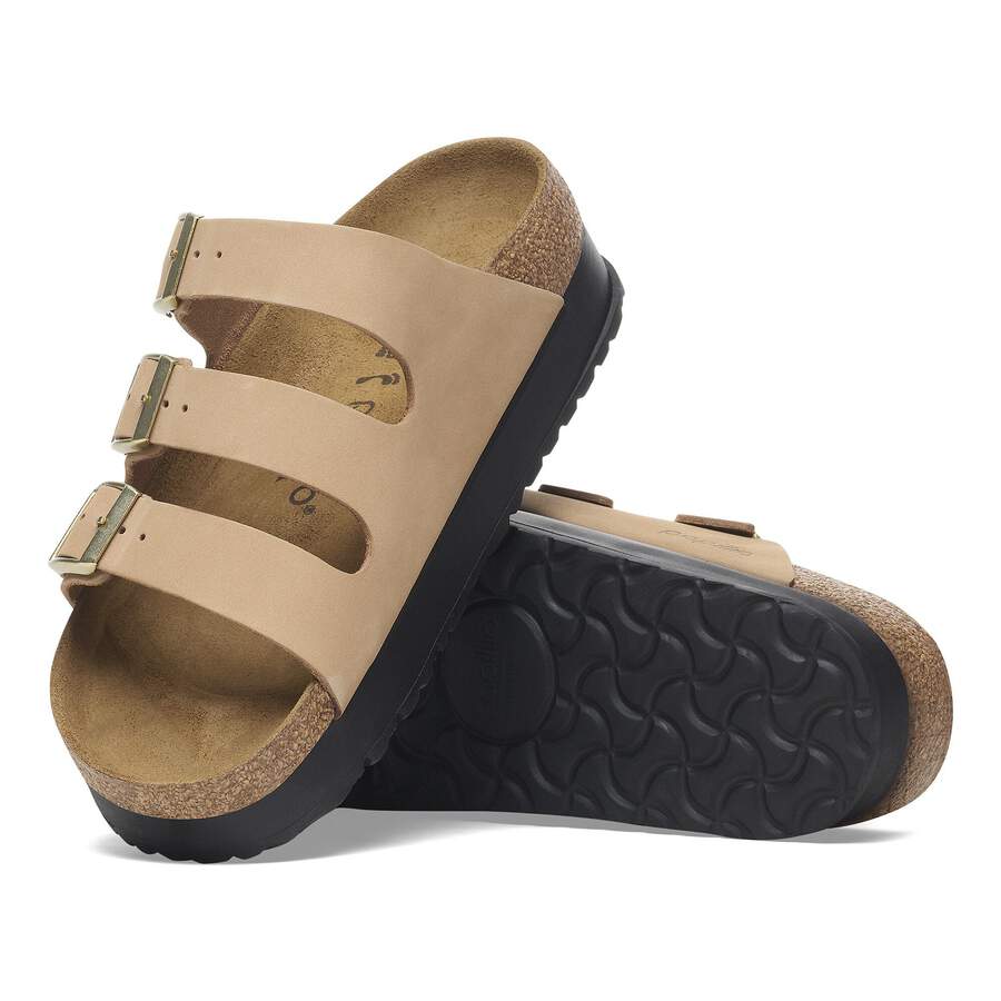 Florida Flex Platform Nubuck Leather - Sandcastle