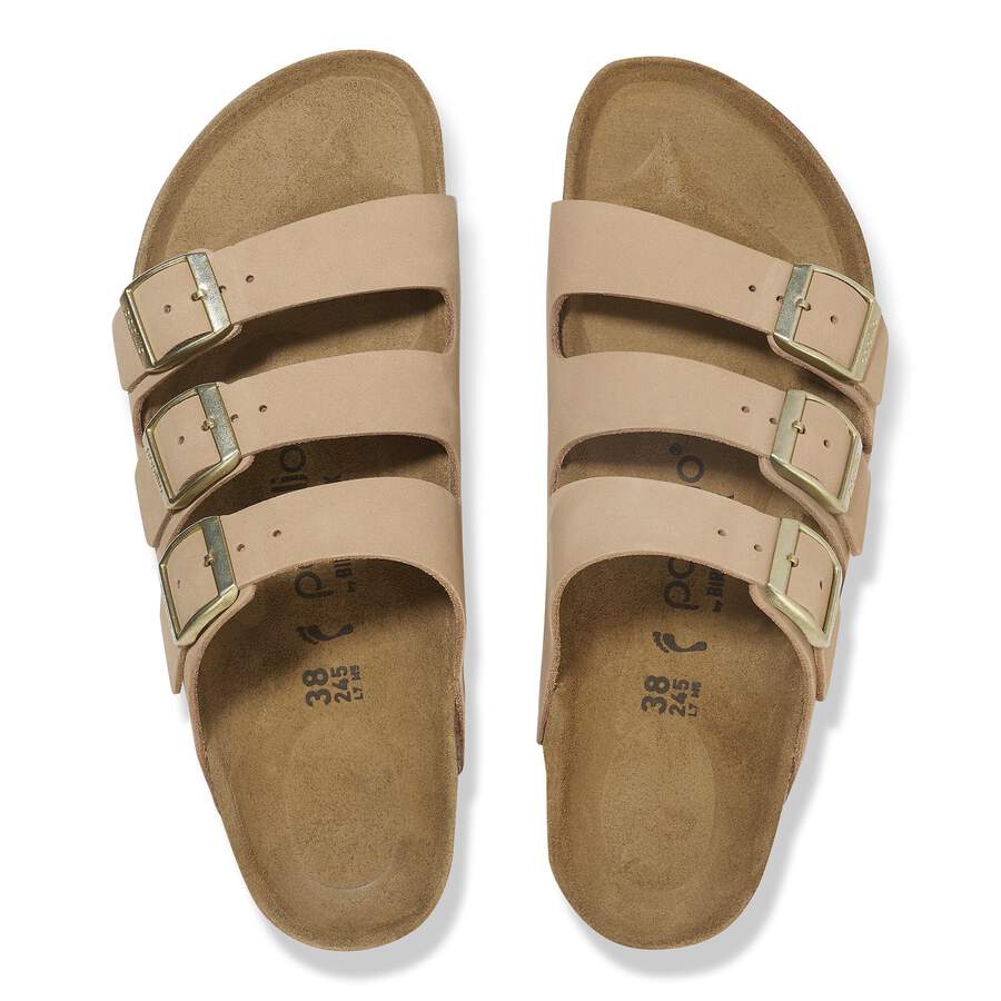 Florida Flex Platform Nubuck Leather - Sandcastle