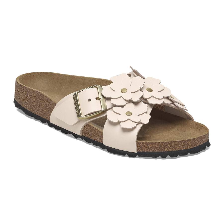 Siena Flower Embellishment Natural Leather - Light Rose