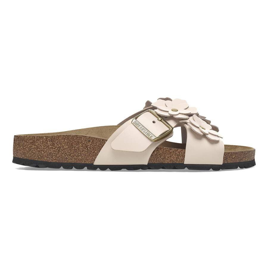 Siena Flower Embellishment Natural Leather - Light Rose