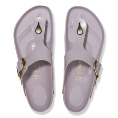 Gizeh Big Buckle Natural Leather Patent - High Shine Faded Purple