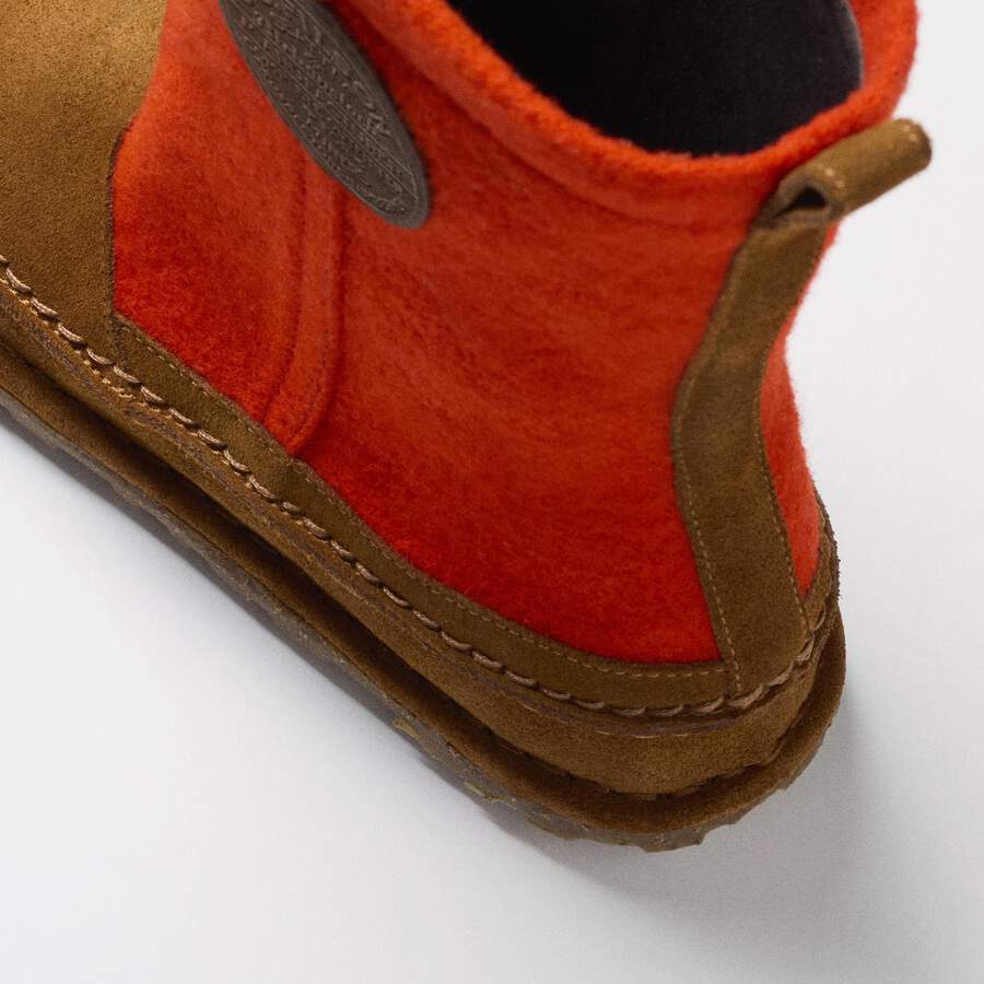 FILSON Lahti Suede Leather/Textile - Flame / Mink
