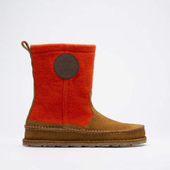 FILSON Lahti Suede Leather/Textile - Flame / Mink