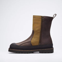 FILSON Skykomish Natural Leather/Textile - Dark Tan / Roast