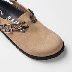 Tokio II Lined 1774 Natural Leather - Natural Snake Brown