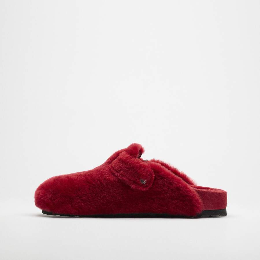 Boston 1774 Shearling Fur - Red