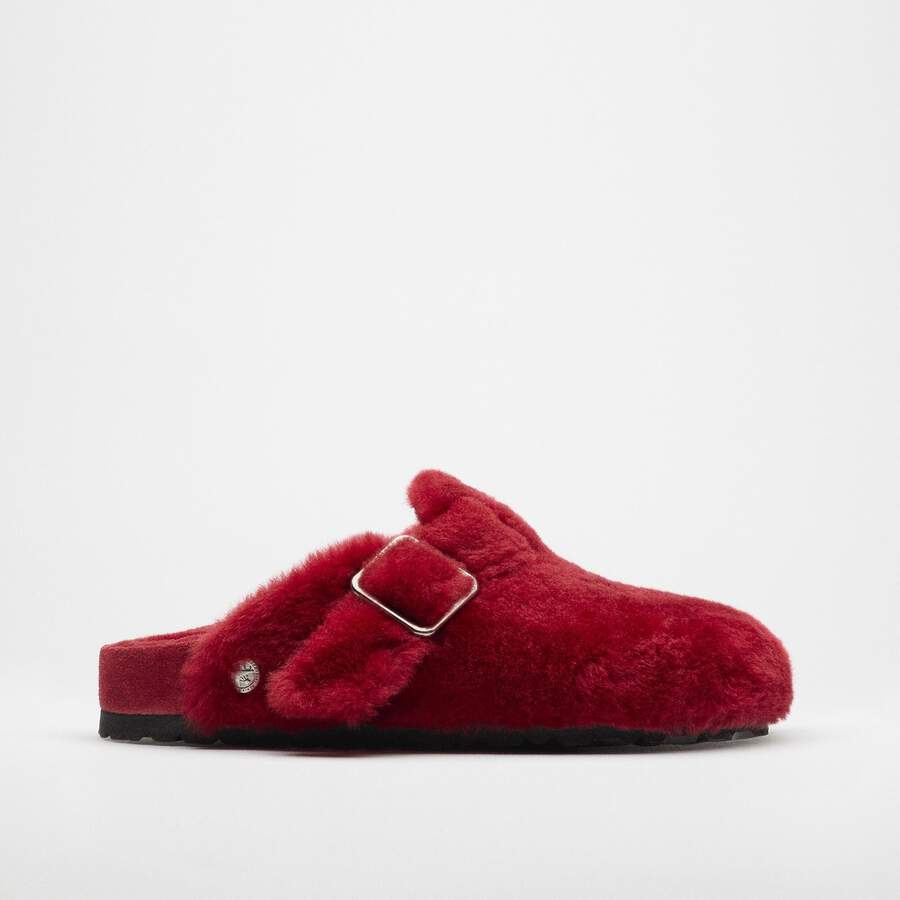 Boston 1774 Shearling Fur - Red