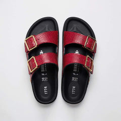 Arizona Lined 1774 Natural Leather - Red