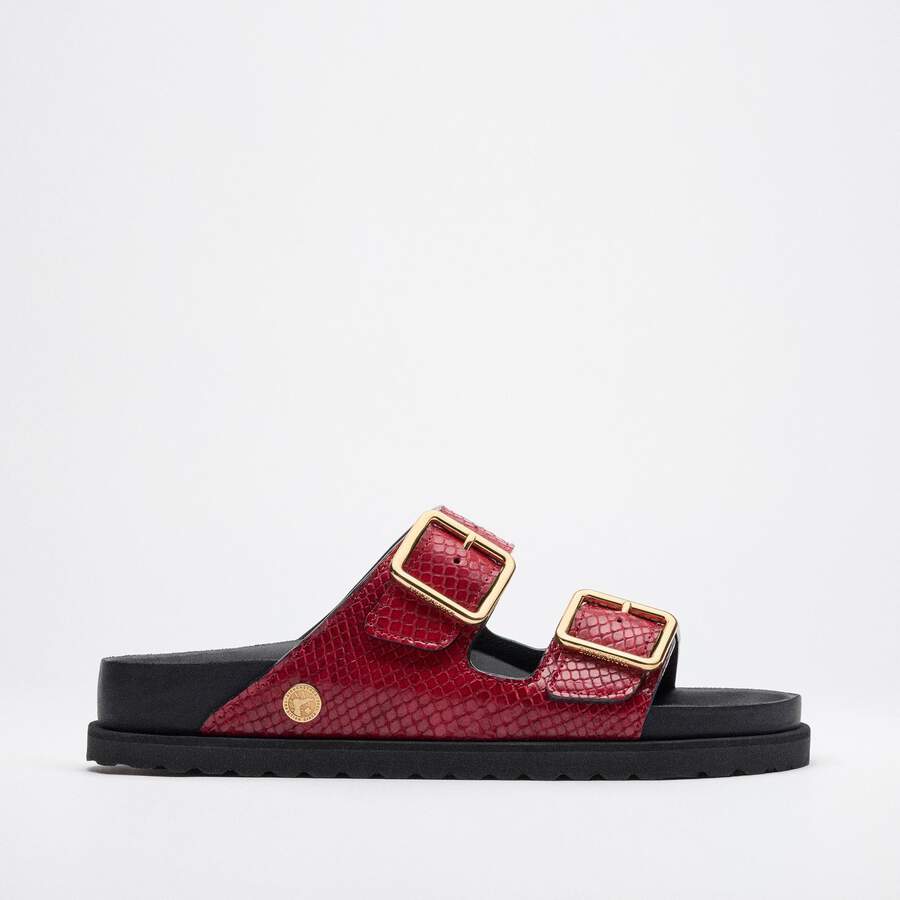 Arizona Lined 1774 Natural Leather - Red