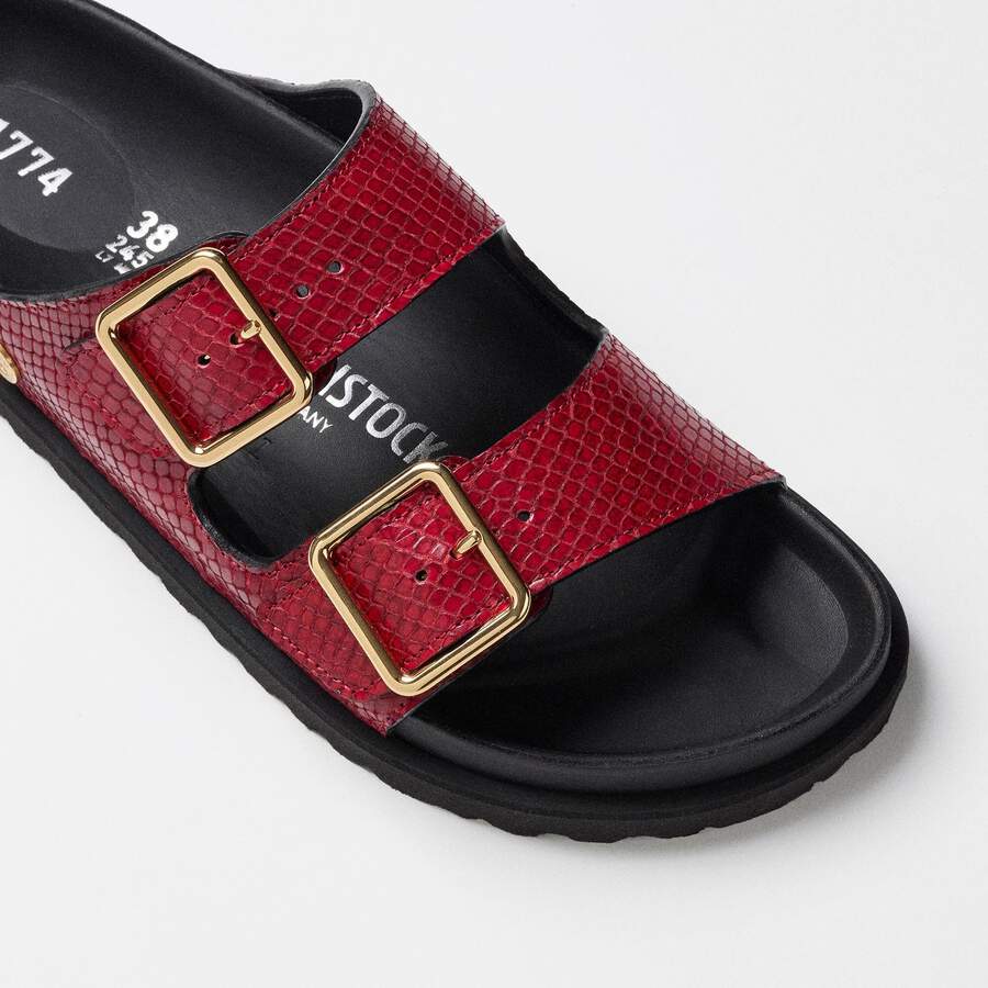 Arizona Lined 1774 Natural Leather - Red