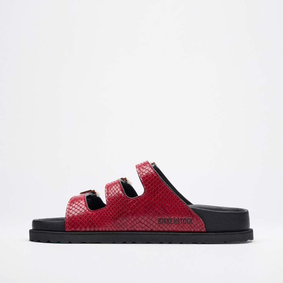 Florida Lined 1774 Natural Leather - Red