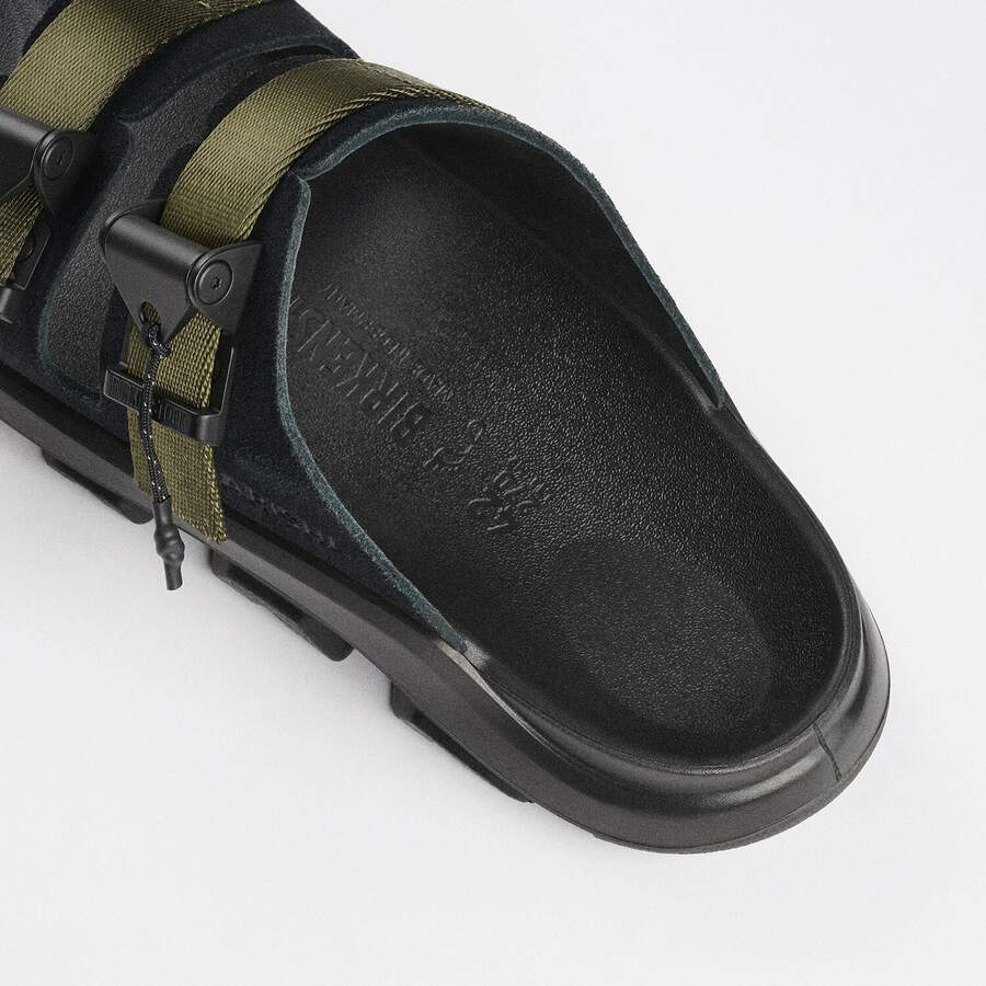Mogami Terra Tech Nubuck Leather/Textile - Olive