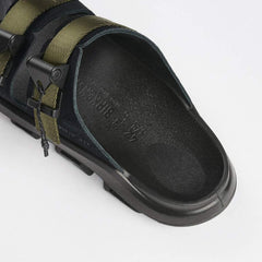 Mogami Terra Tech Nubuck Leather/Textile - Olive