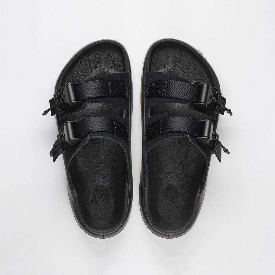 Mogami Terra Tech Nubuck Leather/Textile - Black