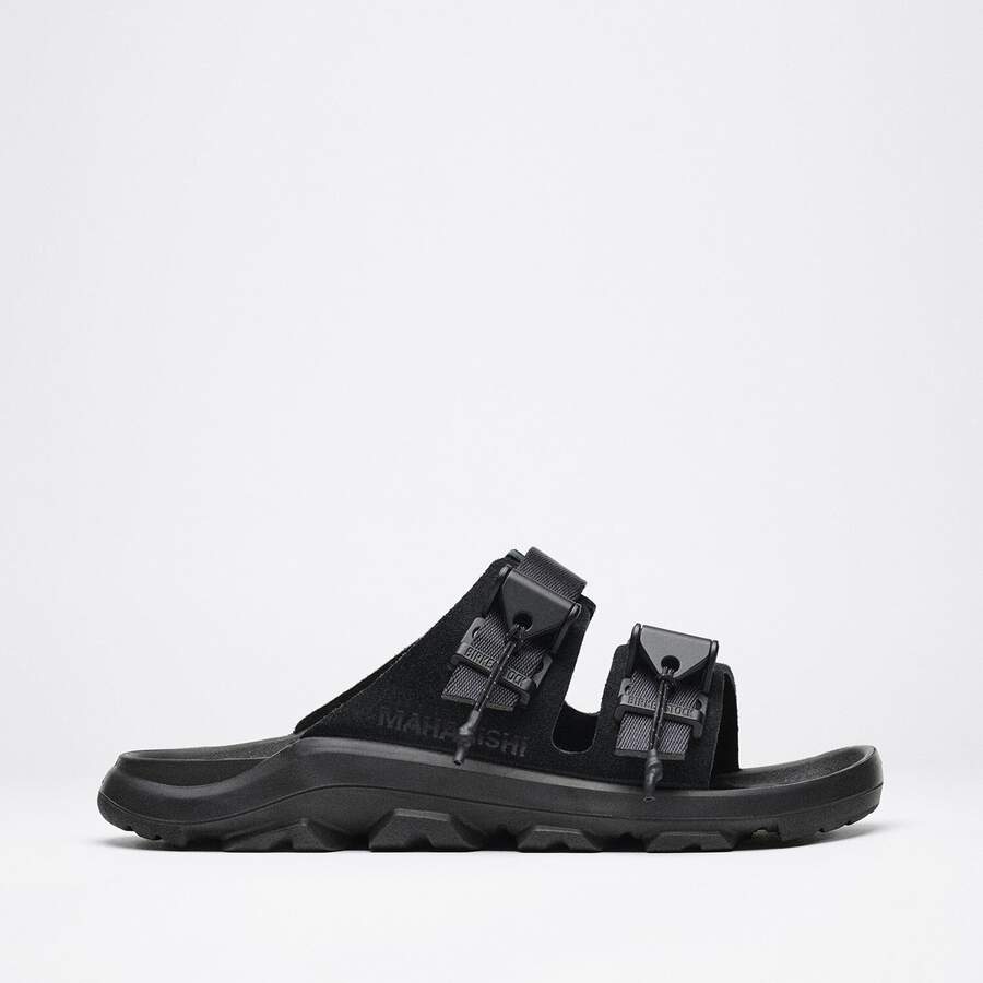 Mogami Terra Tech Nubuck Leather/Textile - Black