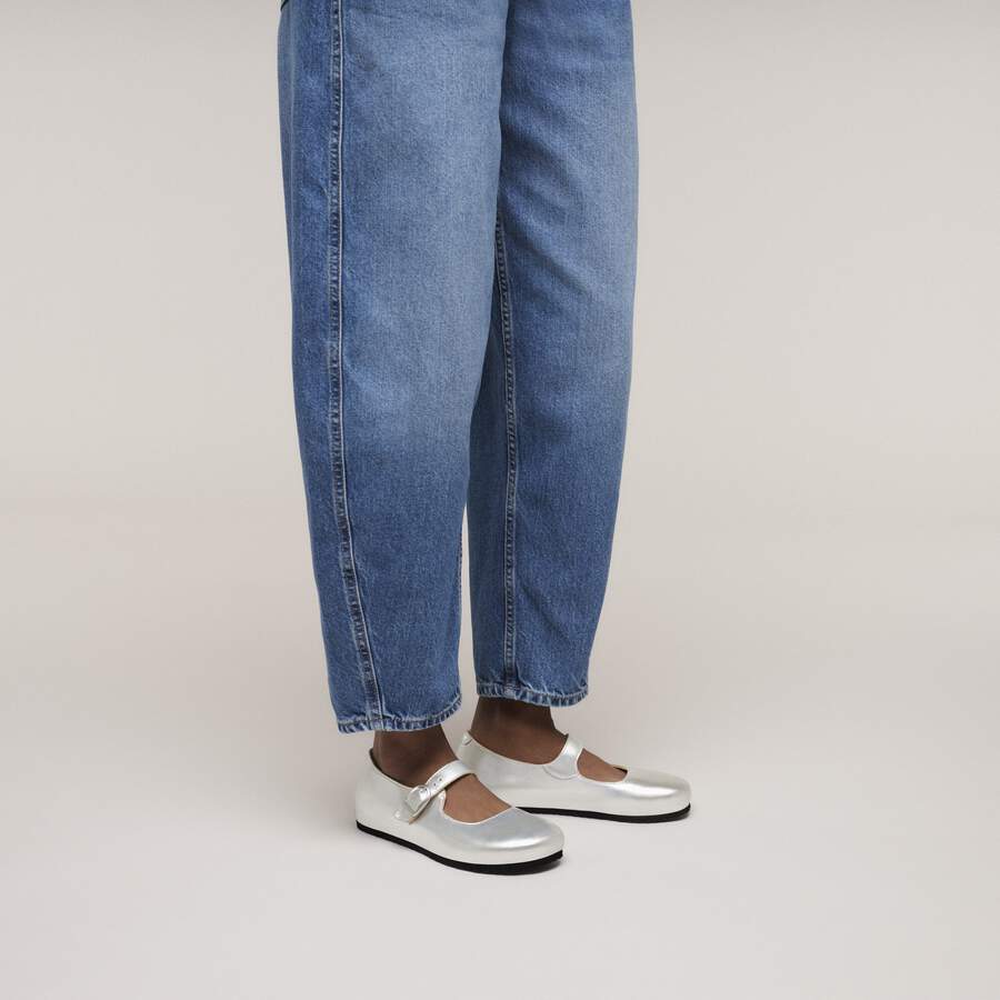 Santa Clarita Natural Leather - Silver