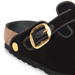 Boston Big Buckle Piping Rivet Logo Textile - Velvet Black