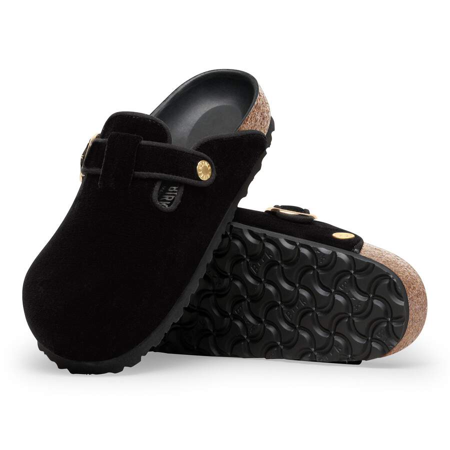 Boston Big Buckle Piping Rivet Logo Textile - Velvet Black