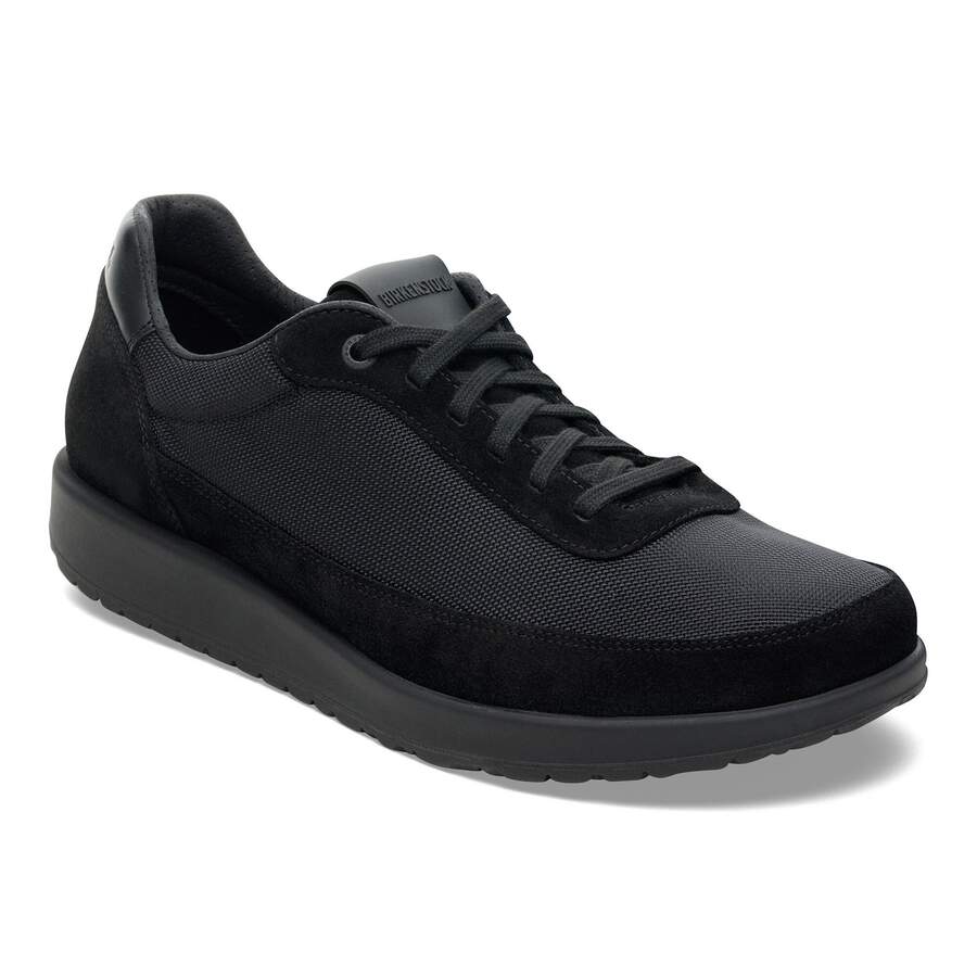 Honnef City Natural Leather/Textile - Black/Black