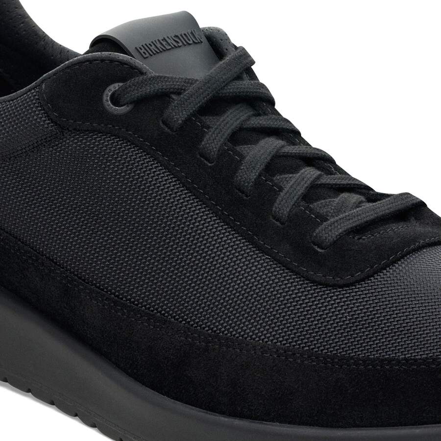 Honnef City Natural Leather/Textile - Black/Black