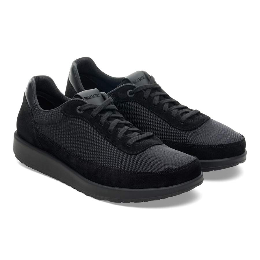 Honnef City Natural Leather/Textile - Black/Black