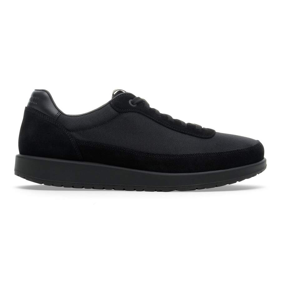 Honnef City Natural Leather/Textile - Black/Black
