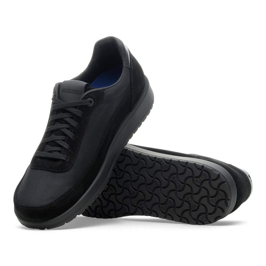 Honnef City Natural Leather/Textile - Black/Black